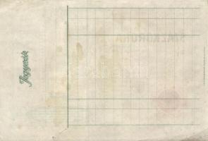 1913. 100K dekoratív bankjegyszerű pezsgőreklám imitációja T:II+ kis szakadás