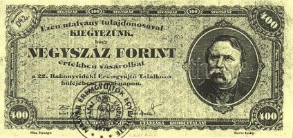 Pápa 2003. "22. Bakonyvidéki Éremgyűjtő Találkozó" 400Ft pénzpótló utalvány T:I