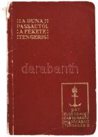A Duna Passautól a Fekete tengerig. Bp., 1916, Első Cs. és Kir. Szab. Dunagőzhajózási Társaság, 160 p. Fekete-fehér képekkel illusztrálva, korabeli hirdetésekkel. Kiadói vászonkötésben, kissé sérült borítóval.