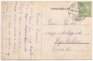 1914 Boksánbánya, Várboksán, Románbogsán, Németbogsán, Deutsch-Bogsan, Bocsa Montana; Fő tér, templo...