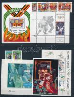 1988-1996 Olimpia és Sport motívum 2 sor + 5 blokk