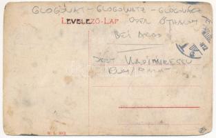 Glogovác, Öthalom, Vladimirescu (Arad); Elemi népiskola / school. W.L. 3002. (kopott sarkak / worn c...