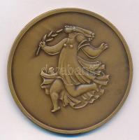 DN "Ady Endre 1877-1919" kétoldalas bronz emlékérem (60mm) T:AU ph