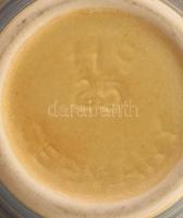 Retro német mázas kerámia váza, formaszámmal jelzett, hibátlan, m: 25 cm