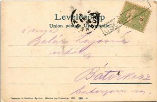 Tátra, Magas-Tátra, Vysoké Tatry; Csorba-tó. Cattarino S. kiadása 196. sz. / Strbské pleso / Csorba-...