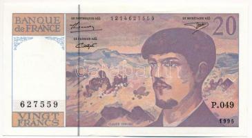 Franciaország 1995. 20Fr T:XF France 1995. 20 Francs C:XF Krause P#151