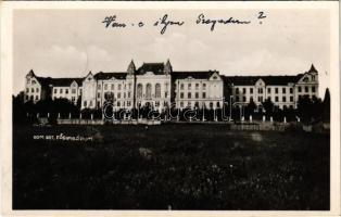 1941 Csíkszereda, Miercurea Ciuc; Római katolikus gimnázium. Seiwarth foto kiadása / Catholic grammar school (EK)