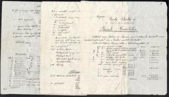 cca 1927-1928 Sárdy Brutus (1892-1970) restaurátor, festőművész budai villájával kapcsolatos dokumen...