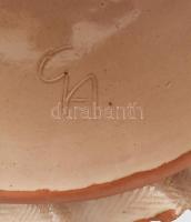 Gerencsér Anna: kerámia hölgy figura, hibátlan, jelzéssel, m: 15 cm