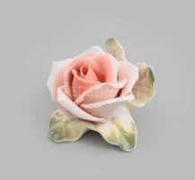 Karl Ens rózsa figura, porcelán, jelzett, hibátlan, m: 4,5 cm