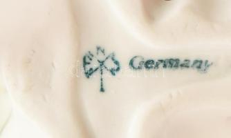 Karl Ens rózsa figura, porcelán, jelzett, hibátlan, m: 4,5 cm