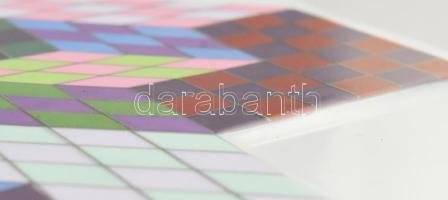 Zsolnay - Victor Vasarely: Hexa 3. A Magyar államvasutak részére készített limitált, számozott, porc...