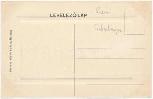 Hátszeg, Hateg; Hunyady János utca, Hunyady szálloda, Pilseni sörcsarnok, cementárugyár üzlet. Sbuch...