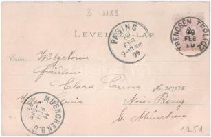 1898 (Vorläufer) Trencsénteplic, Trencianske Teplice; Sina és Háromszív ház, Villa Attila, Bartl és ...