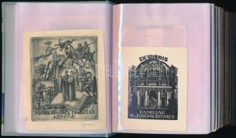 Sterbenz Károly (1901-1993): 102 db ex libris. Mind különféle, közöttük sok olyan darab amel,y aművé...