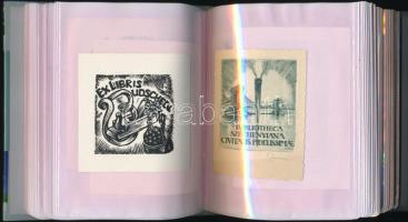 Sterbenz Károly (1901-1993): 102 db ex libris. Mind különféle, közöttük sok olyan darab amel,y aművé...