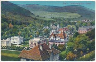 Trencsénteplic-fürdő, Kúpele Trencianske Teplice; + K. u. K. cancellation (kopott sarkak / worn corners)