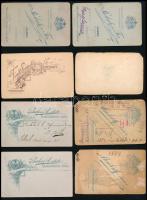 cca 1890-1910 Vizitkártyák felvidéki műtermekből (Pozsony, Kassa, Selmecbánya, stb.), 11 db, vegyes ...