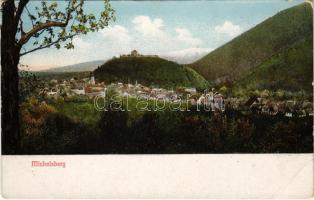 Kisdisznód, Michelsberg, Cisnadioara (Nagyszeben mellett, bei Hermannstadt); látkép. G. A. Seraphin kiadása / general view (EB)