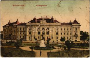 1913 Rimaszombat, Rimavská Sobota; Vármegyeháza. Lévai Izsó kiadása / county hall (EB)