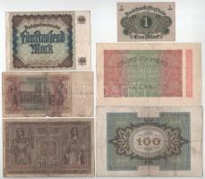 Német Birodalom 1920-1942. 1M-100.000M (9db) T:F,VG
German Empire 1920-1942. 1 Mark - 100.000 Mark ...