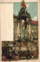 1898 Vienna Hohenmarkt litho s: Rosenberger