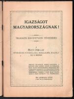 cca 1928 Igazságot Magyarországnak! Trianon kegyetlen tévedései. A Pesti Hírlap ötvenéves fennállása...