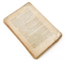 cca 1870 Könyvtöredék. , 483- 798 oldal. Magyar családtörténet. Szapáry családtól Szombathy családig. Nagy Iván: Magyarország családai czimerekkel c. munkájából.