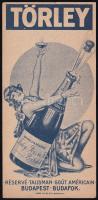 Budapest, Budafok Törley pezsgő számolócédula.