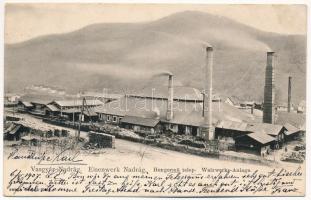 1907 Nadrág, Nadrag, Steinacker; Eisenwerk, Walzhütte / Vasgyár, Hengermű telep. Rusz Árpád kiadása / ironworks, rolling mill plant, factory (EK)