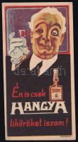 Cca 1920 Hangya likőr számolócédula.