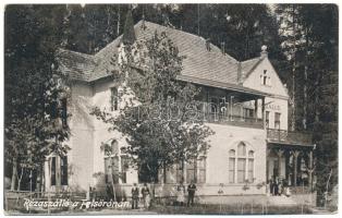 Felsőróna, Horná Roven (Selmecbánya, Banská Stiavnica); Róza szálloda. Joerges kiadása / hotel (fl)