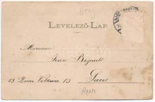 Nagykároly, Carei; utca. Huszty Zoltán fényképészete felvétele. Eigner Simon kiadása / street view (...