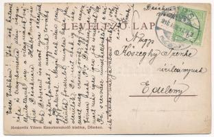 1916 Désakna, Ocna Dejului; Kincstári intézkedő és villany gépház. Moskovitz Vilmos kiadása / treasu...