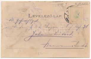 Fogaras, Fagaras; vár. Szinberger Manó kiadása / Die Fogaraser Festung / castle (r)