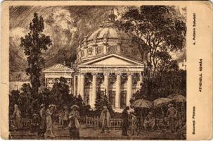 1923 Bucharest, Bukarest, Bucuresti, Bucuresci; Atheneul Roman. Bucuresti Pitoresc. A. Poitevin Scheletti / Romanian Athenaeum (EM)
