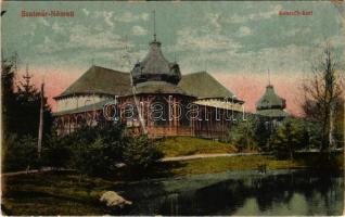 Szatmárnémeti, Satu Mare; Kossuth kert / park + "Szatmár-Németi hazatért! 1940. Szeptember 5." (EK)