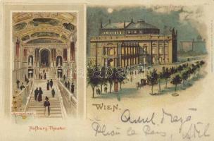 1899 Vienna theatre litho