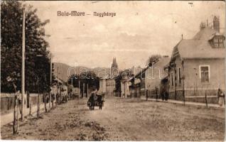 1940 Nagybánya, Baia Mare; utca / street + "1940 Nagybánya visszatért" So. Stpl (EK)