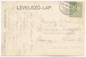 1909 Csiklovabánya, Csiklóbánya, Ciclova Montana; Kalugra ortodox kolostor. Káden József kiadása / m...