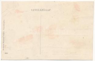 Trencsénteplic, Trencianske Teplice; éjjeli humoros montázs részeg férfiakkal. Wertheim Zsigmond kia...