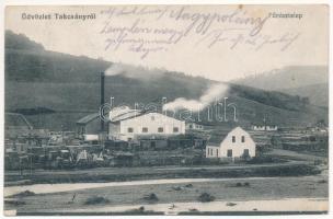 1915 Takcsány, Sztakcsin, Stakcín; Fűrésztelep. Mittelmann Manó kiadása / sawmill (EK)