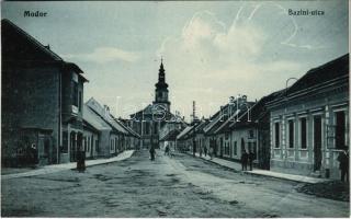 Modor, Modra; Bazini utca. Laczkovich Róbert kiadása / street (EB)