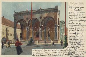 Vienna Ferdherrnhalle litho (Ek)