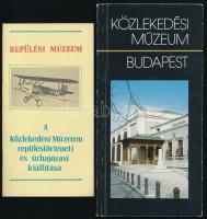 cca 1980-1990 A repülés és az űrhajózás története - Repülési Múzeum, 2 db képes prospektus + Közleke...