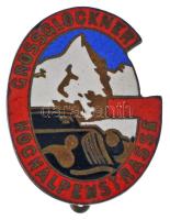 Ausztria ~1930-1940. "Grossglockner Hochalpensrtasse" zománcozott bronz jelvény "GES. GESCH . OTTO WIEN" gyártói jelzéssel (27x21mm) T:XF Austria ~1930-1940. "Grossglockner Hochalpensrtasse" enamelled bronze badge with makers mark "GES. GESCH . OTTO WIEN" (27x21mm) C:XF