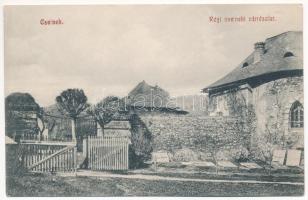 Csetnek, Stítnik; Régi vár részlete. Csernok Rezső kiadása / old castle ruins