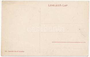 Csetnek, Stítnik; Régi vár részlete. Csernok Rezső kiadása / old castle ruins