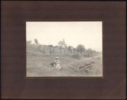 1913 Marosvásárhely, Somostető, Erdély, kartonra ragasztott fotó, szép állapotban, 13×18 cm