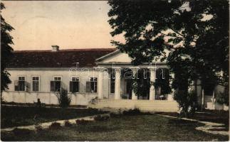 1926 Büdöskő-fürdő, Smrdáky Kúpele, Szmrdák (Szenice, Senica); Radioaktívne sirnaté a solné liecivé kúpele pri Senici na Slovensku nad Myjavou, teresa / Radioaktív kénes és sós gyógyfürdő Miava mellett, terasz. Kiadja Dr. S. Hajdu / Radioactive sulfur and salt spa, bath, villa